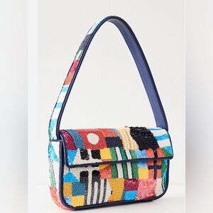 STAUD Tommy beaded bag